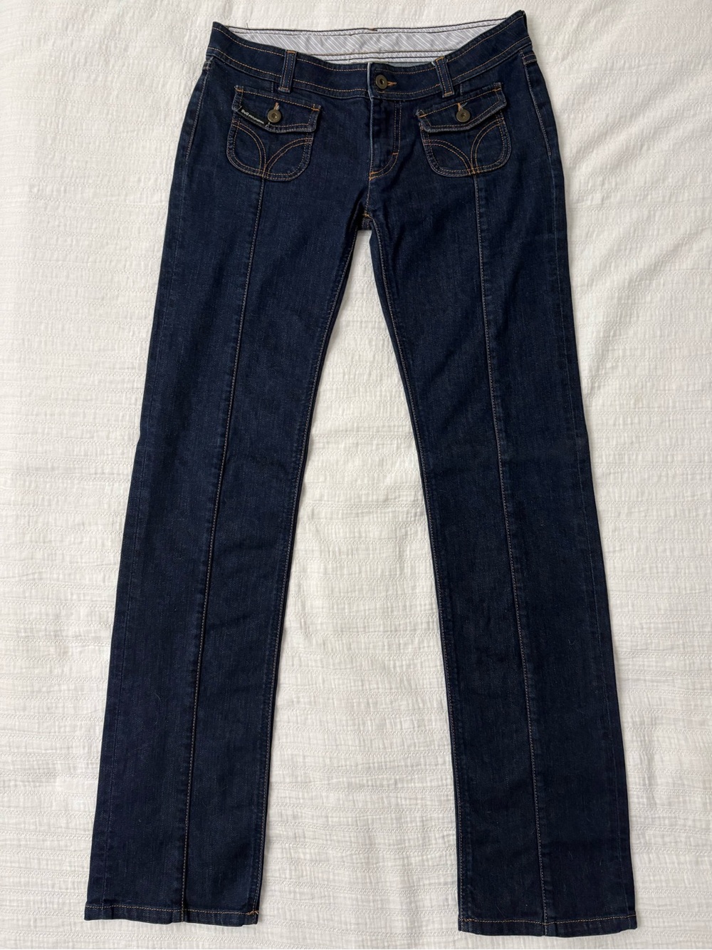 EUC Dolce & Gabbana Dark Blue Straight Leg Jeans